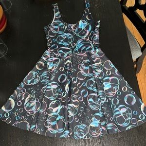 BUBBLES SCOOP LONGLINE DRESS, BlackMilk, Small